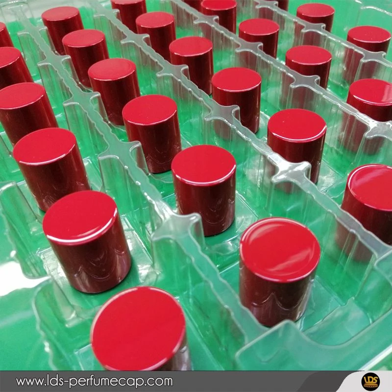 Red Zamac perfume caps